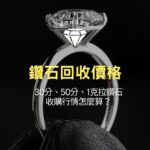 鑽石回收價格怎麼算?30分、50分、1克拉鑽石收購行情