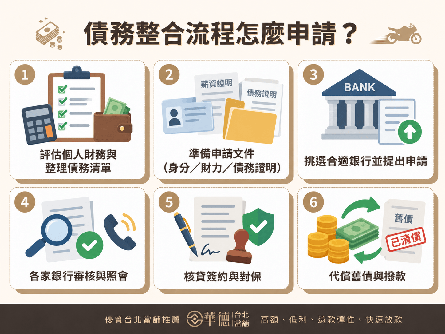 債務整合流程