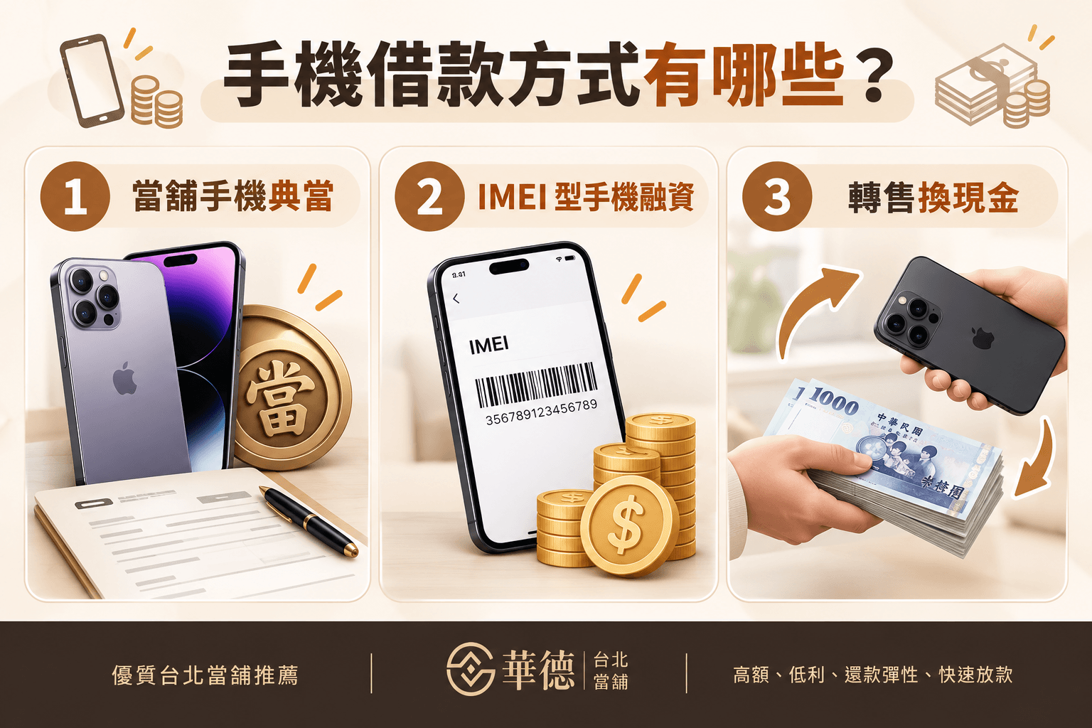 常見手機借款方式